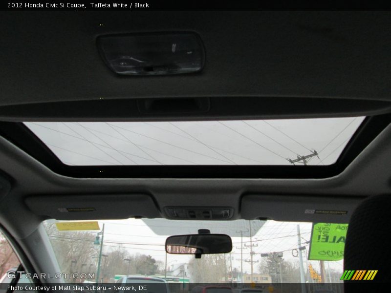 Taffeta White / Black 2012 Honda Civic Si Coupe