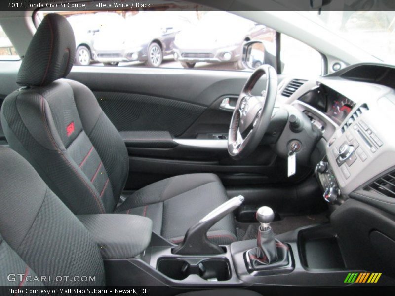 Taffeta White / Black 2012 Honda Civic Si Coupe