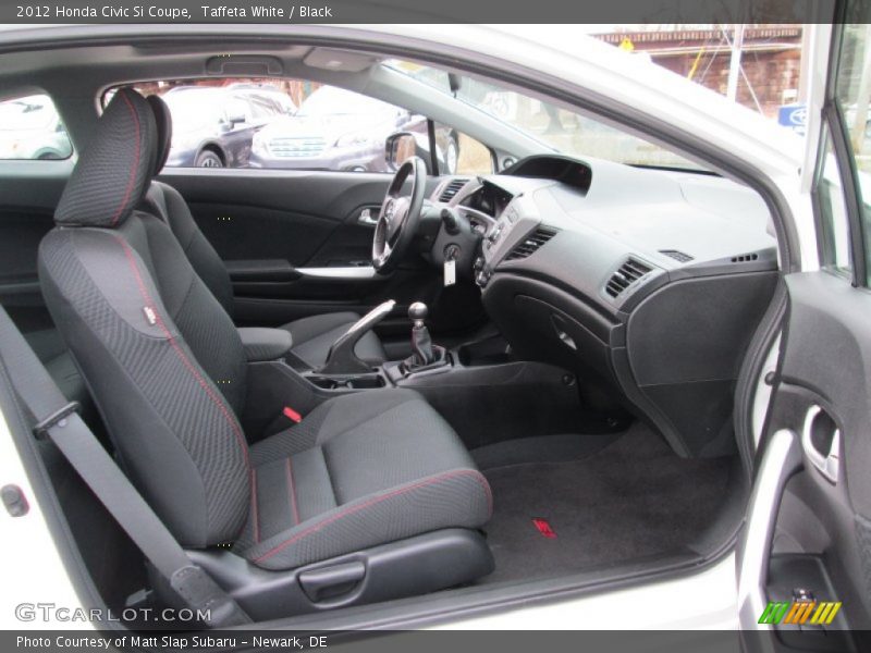 Taffeta White / Black 2012 Honda Civic Si Coupe