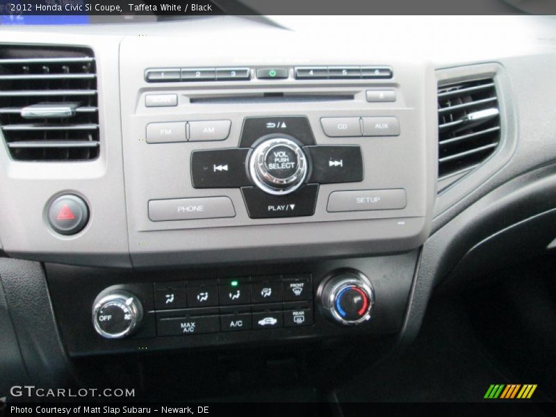 Taffeta White / Black 2012 Honda Civic Si Coupe