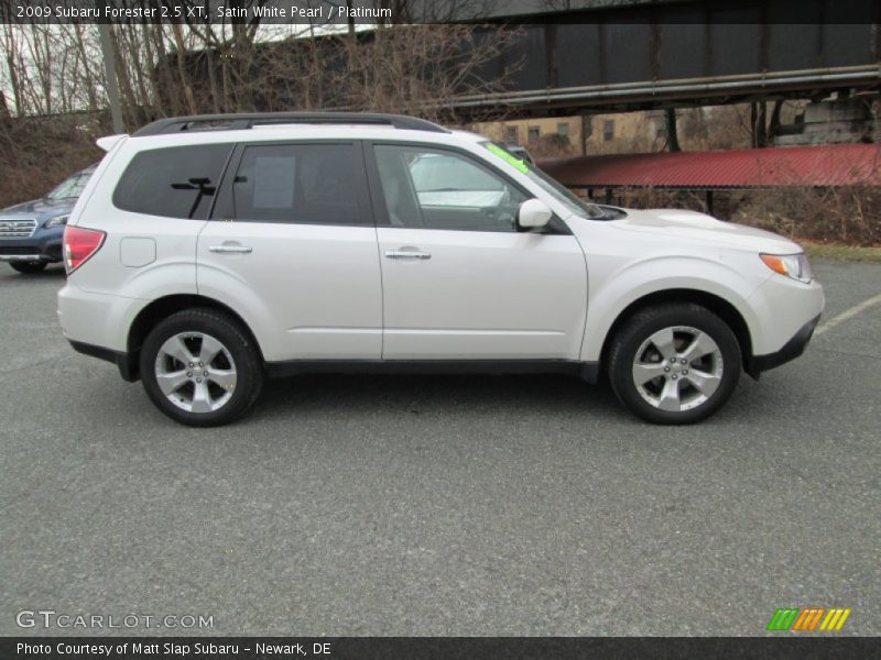 Satin White Pearl / Platinum 2009 Subaru Forester 2.5 XT