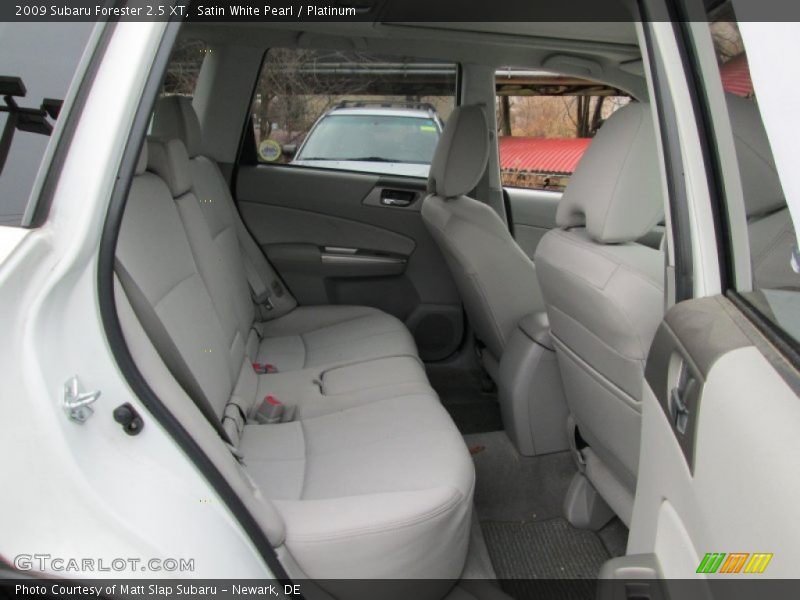 Satin White Pearl / Platinum 2009 Subaru Forester 2.5 XT