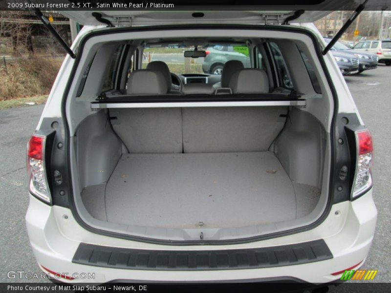 Satin White Pearl / Platinum 2009 Subaru Forester 2.5 XT