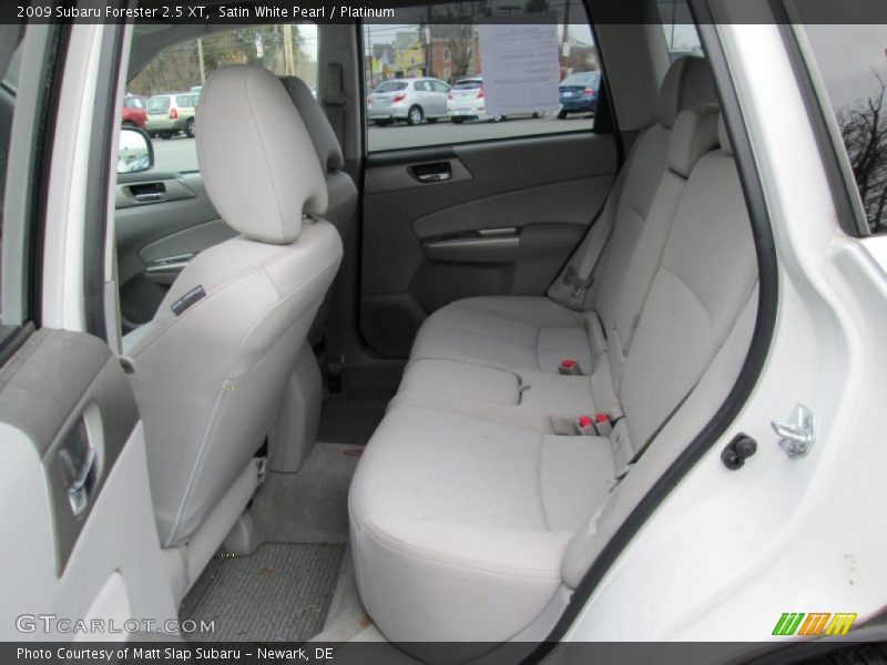 Satin White Pearl / Platinum 2009 Subaru Forester 2.5 XT