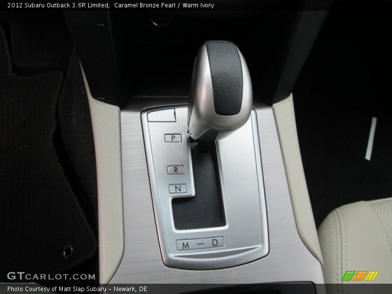Caramel Bronze Pearl / Warm Ivory 2012 Subaru Outback 3.6R Limited