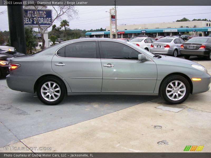 Diamond Metallic / Beige Leather 2003 Lexus ES 300