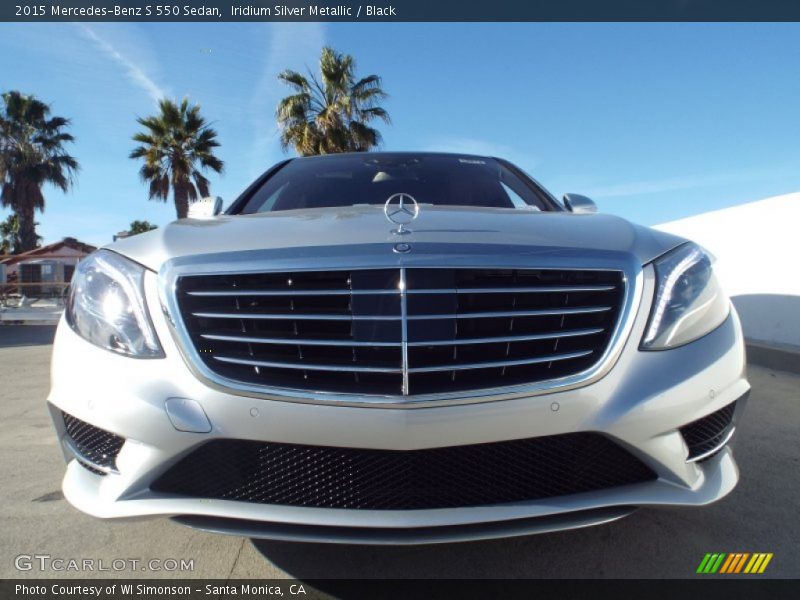 Iridium Silver Metallic / Black 2015 Mercedes-Benz S 550 Sedan