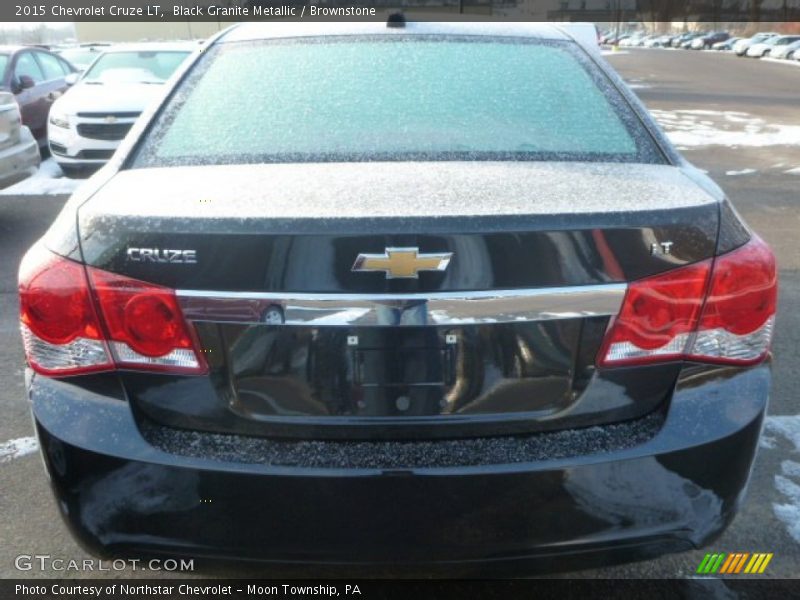 Black Granite Metallic / Brownstone 2015 Chevrolet Cruze LT