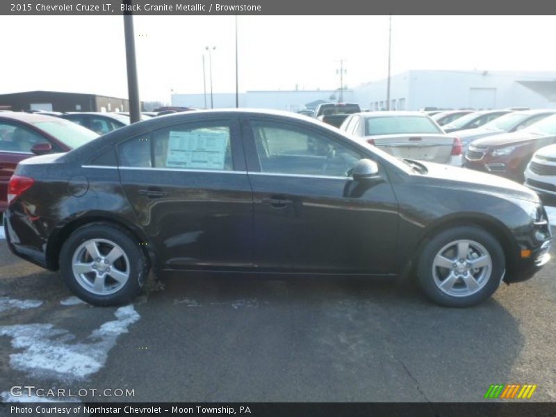 Black Granite Metallic / Brownstone 2015 Chevrolet Cruze LT