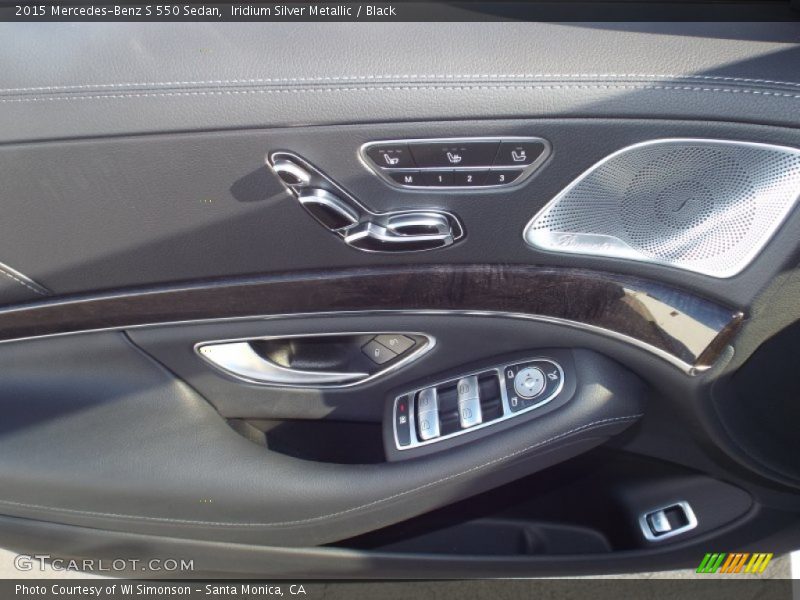 Iridium Silver Metallic / Black 2015 Mercedes-Benz S 550 Sedan