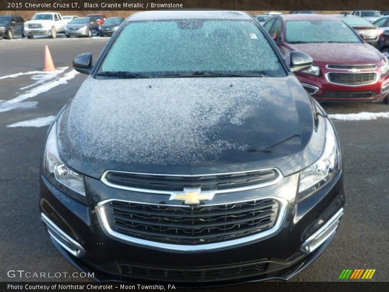 Black Granite Metallic / Brownstone 2015 Chevrolet Cruze LT