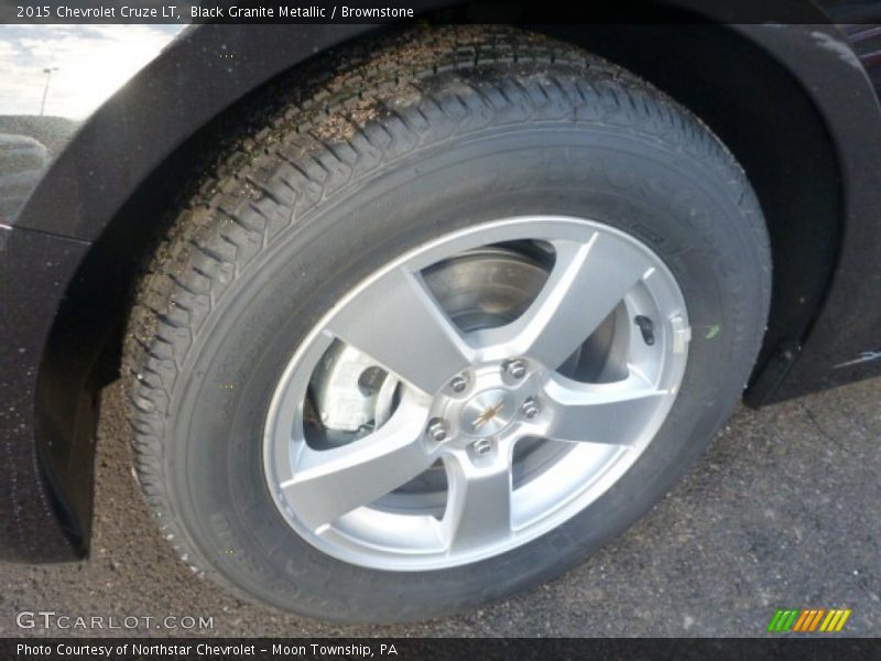 Black Granite Metallic / Brownstone 2015 Chevrolet Cruze LT