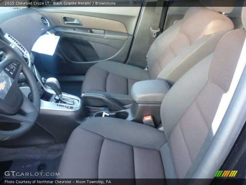 Black Granite Metallic / Brownstone 2015 Chevrolet Cruze LT