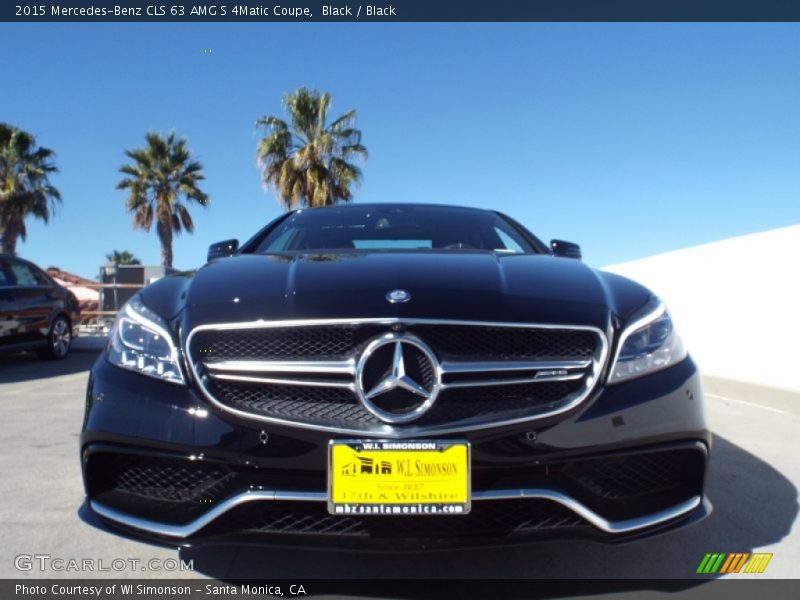 Black / Black 2015 Mercedes-Benz CLS 63 AMG S 4Matic Coupe