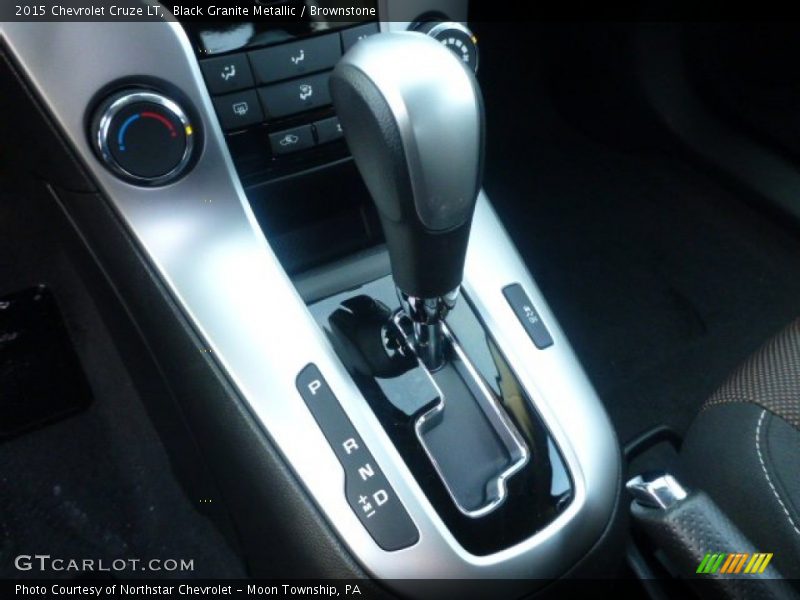 Black Granite Metallic / Brownstone 2015 Chevrolet Cruze LT