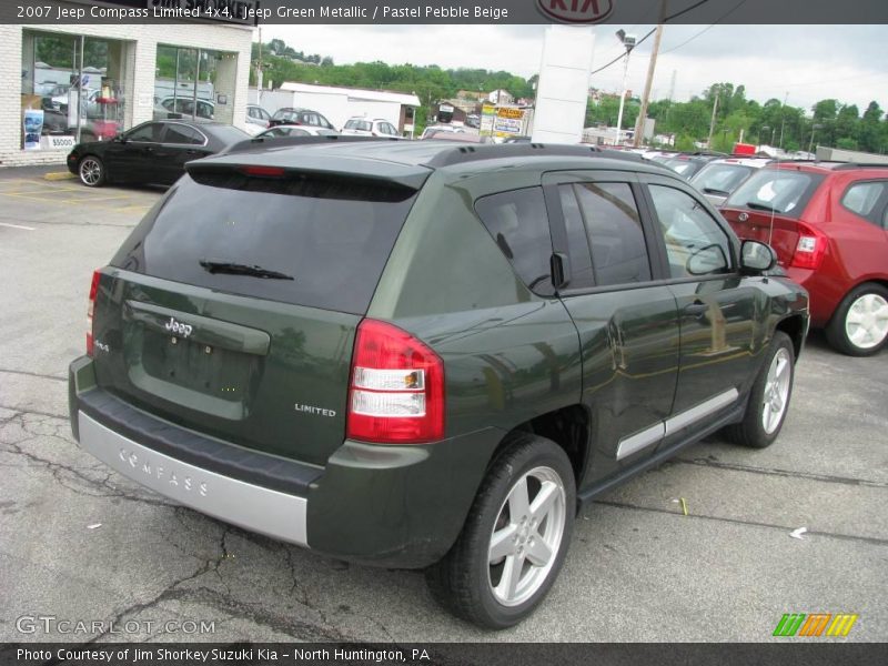 Jeep Green Metallic / Pastel Pebble Beige 2007 Jeep Compass Limited 4x4