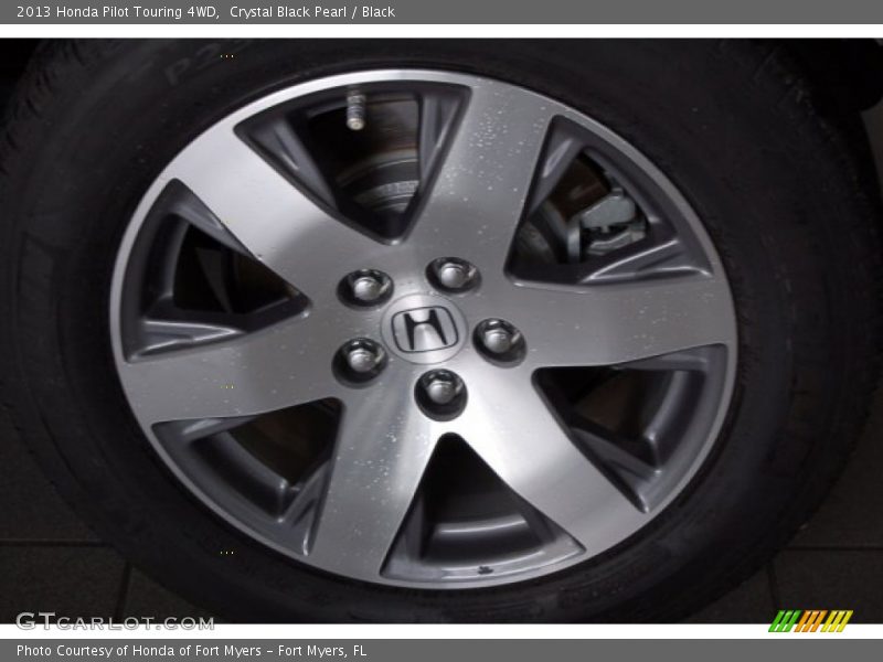 Crystal Black Pearl / Black 2013 Honda Pilot Touring 4WD