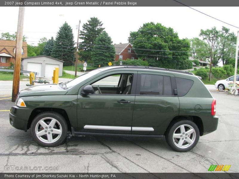 Jeep Green Metallic / Pastel Pebble Beige 2007 Jeep Compass Limited 4x4