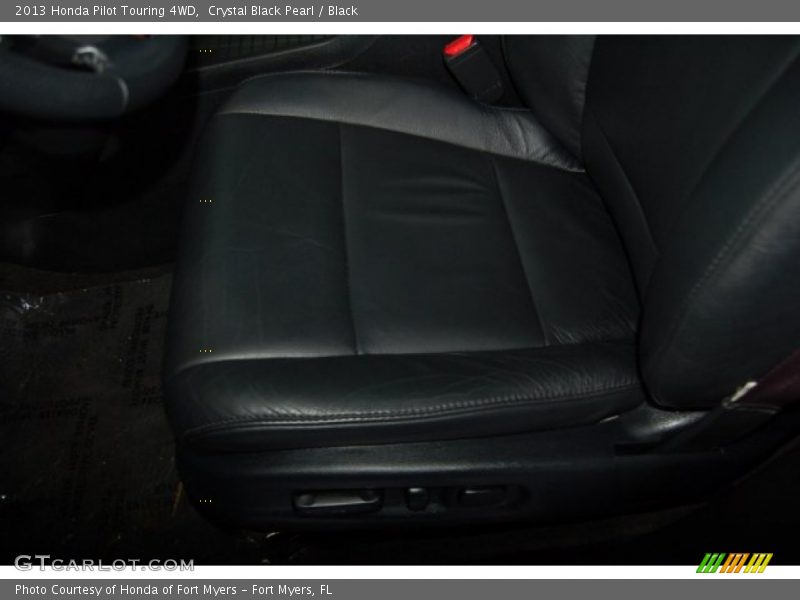 Crystal Black Pearl / Black 2013 Honda Pilot Touring 4WD