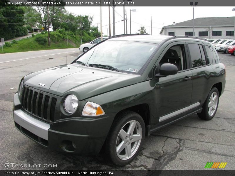 Jeep Green Metallic / Pastel Pebble Beige 2007 Jeep Compass Limited 4x4