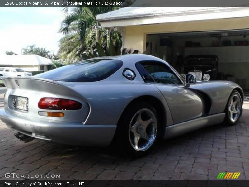 Viper Bright Silver Metallic / Black/Black 1998 Dodge Viper GTS