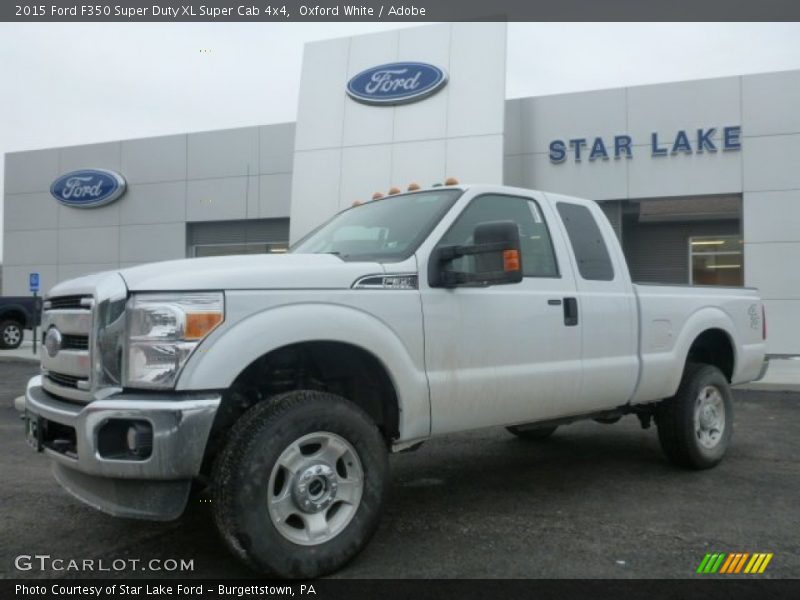Oxford White / Adobe 2015 Ford F350 Super Duty XL Super Cab 4x4