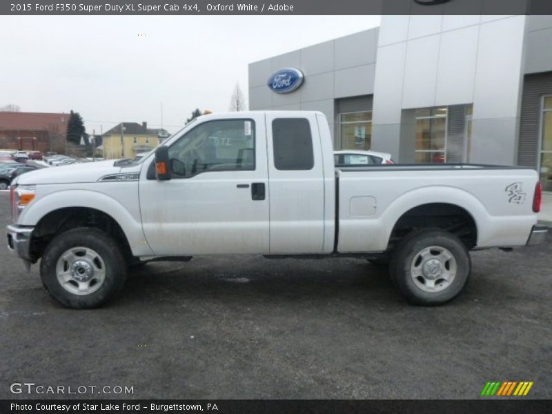 Oxford White / Adobe 2015 Ford F350 Super Duty XL Super Cab 4x4