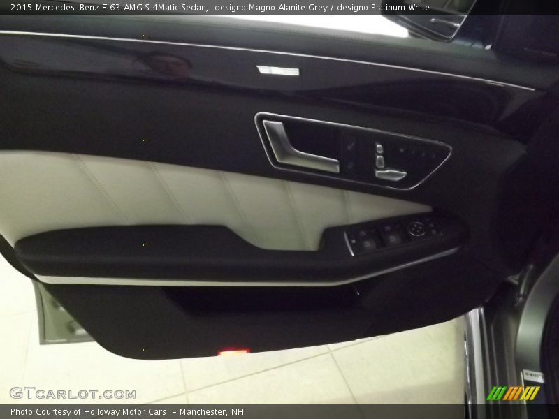 designo Magno Alanite Grey / designo Platinum White 2015 Mercedes-Benz E 63 AMG S 4Matic Sedan