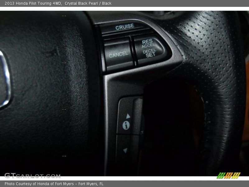 Crystal Black Pearl / Black 2013 Honda Pilot Touring 4WD