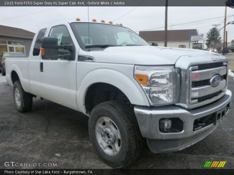 Oxford White / Adobe 2015 Ford F350 Super Duty XL Super Cab 4x4