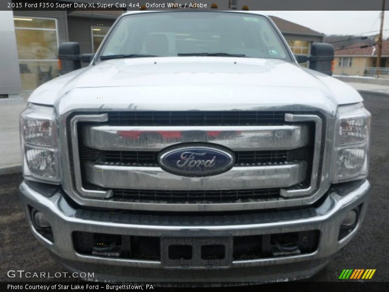 Oxford White / Adobe 2015 Ford F350 Super Duty XL Super Cab 4x4