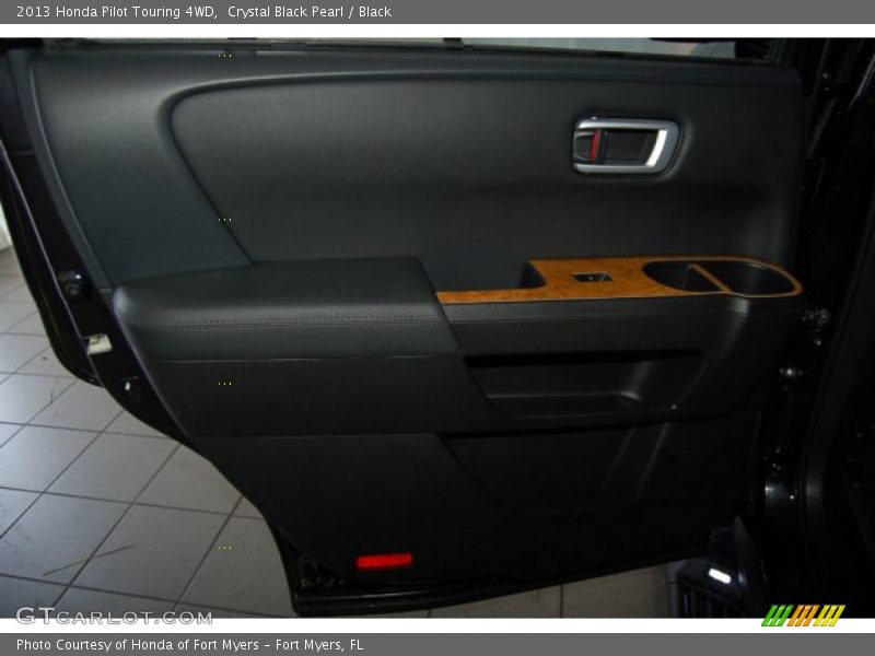 Crystal Black Pearl / Black 2013 Honda Pilot Touring 4WD