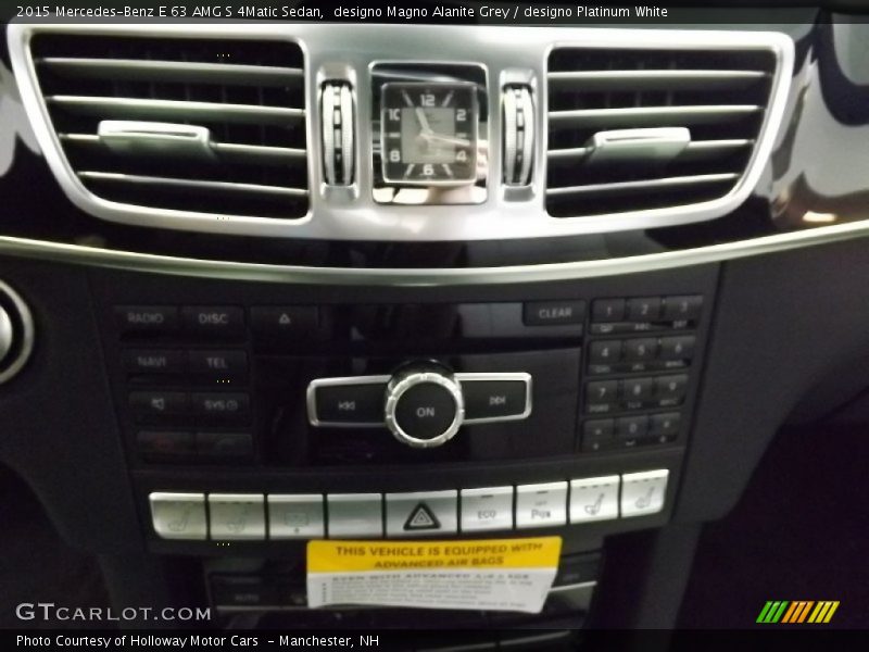 designo Magno Alanite Grey / designo Platinum White 2015 Mercedes-Benz E 63 AMG S 4Matic Sedan