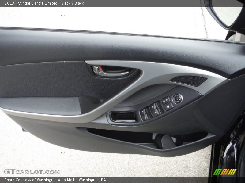 Black / Black 2013 Hyundai Elantra Limited