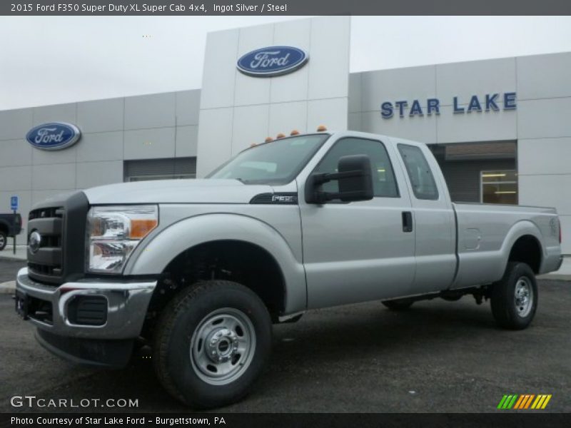 Ingot Silver / Steel 2015 Ford F350 Super Duty XL Super Cab 4x4