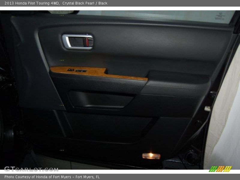 Crystal Black Pearl / Black 2013 Honda Pilot Touring 4WD