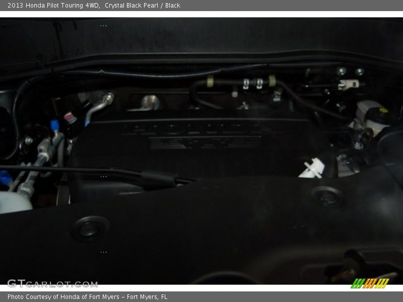 Crystal Black Pearl / Black 2013 Honda Pilot Touring 4WD