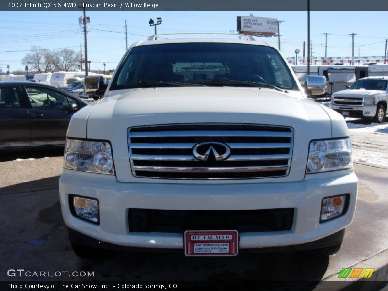 Tuscan Pearl / Willow Beige 2007 Infiniti QX 56 4WD