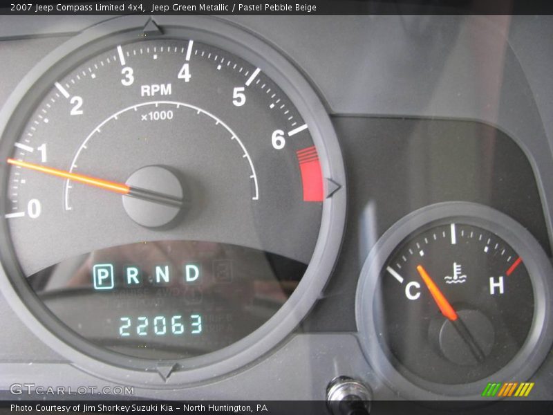 Jeep Green Metallic / Pastel Pebble Beige 2007 Jeep Compass Limited 4x4