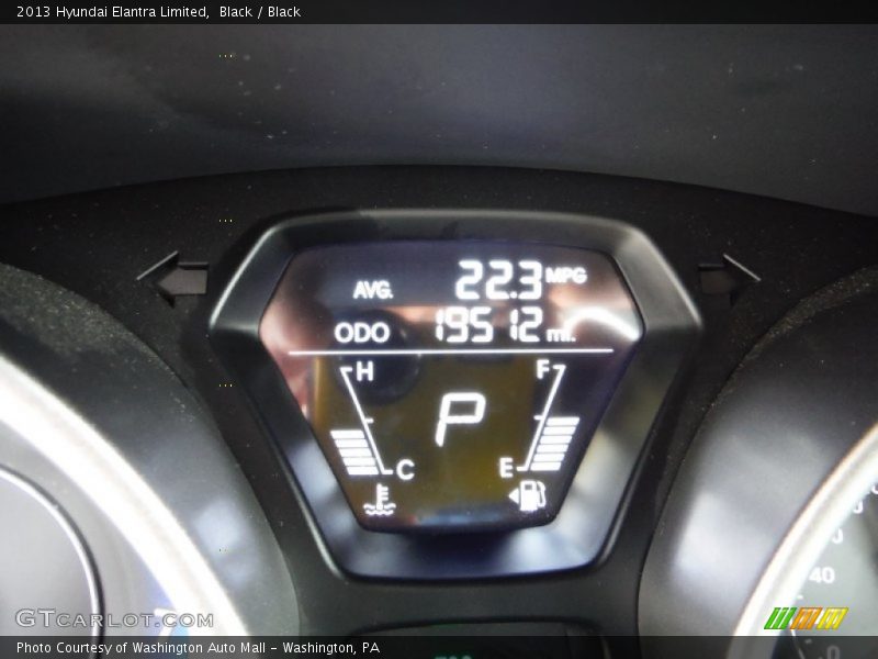Black / Black 2013 Hyundai Elantra Limited