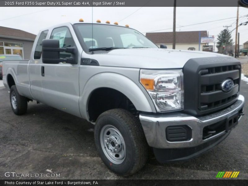 Ingot Silver / Steel 2015 Ford F350 Super Duty XL Super Cab 4x4