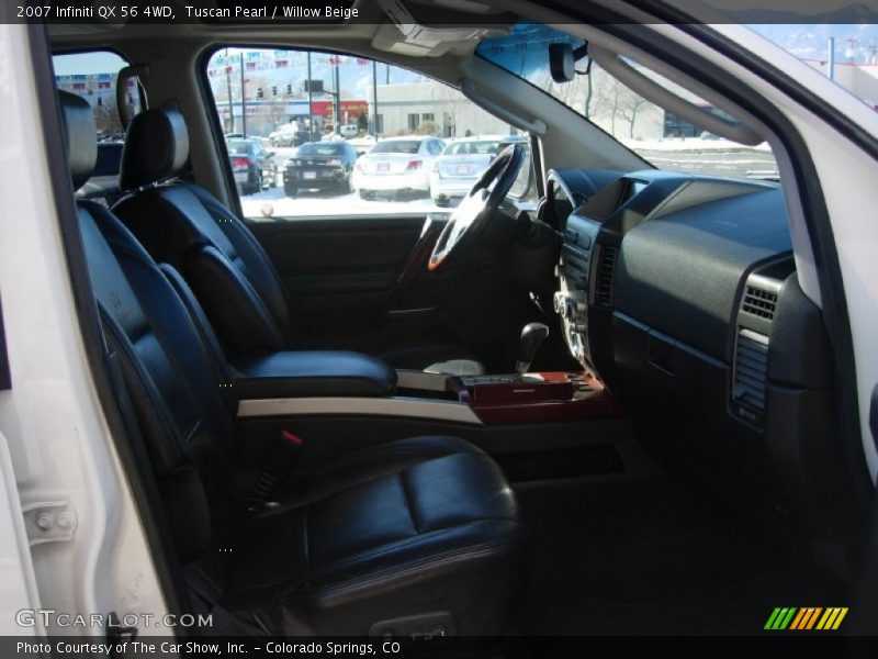 Tuscan Pearl / Willow Beige 2007 Infiniti QX 56 4WD