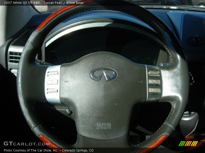Tuscan Pearl / Willow Beige 2007 Infiniti QX 56 4WD