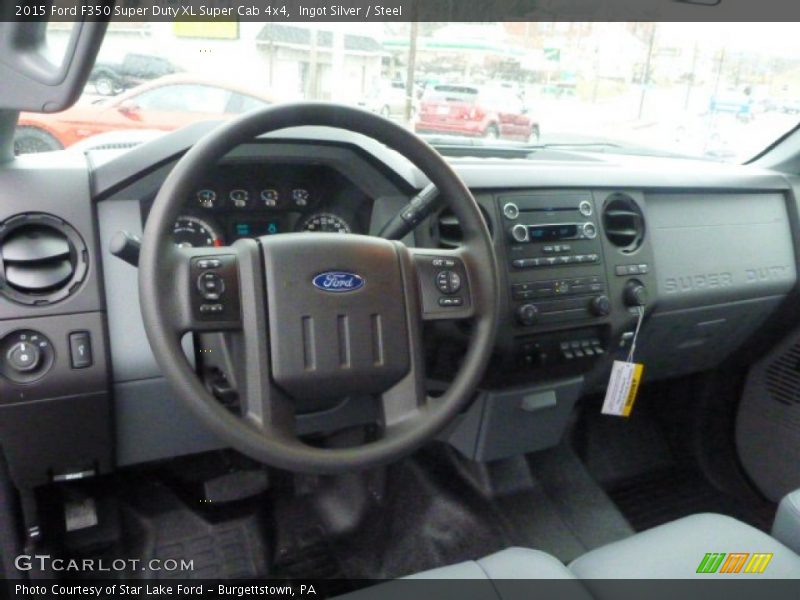 Ingot Silver / Steel 2015 Ford F350 Super Duty XL Super Cab 4x4