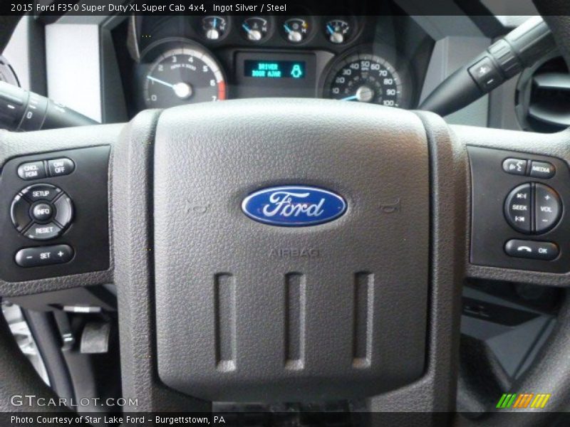 Ingot Silver / Steel 2015 Ford F350 Super Duty XL Super Cab 4x4