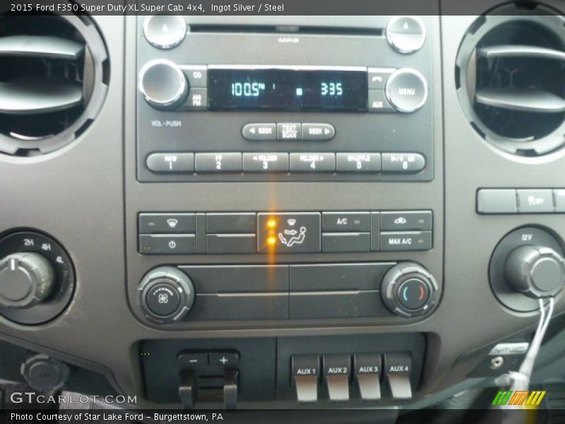 Ingot Silver / Steel 2015 Ford F350 Super Duty XL Super Cab 4x4