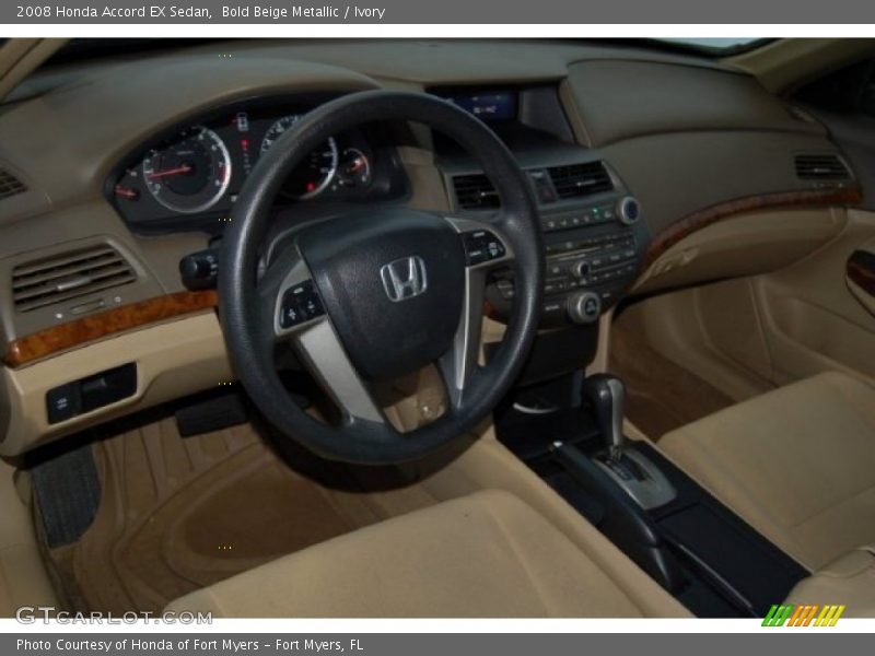 Bold Beige Metallic / Ivory 2008 Honda Accord EX Sedan
