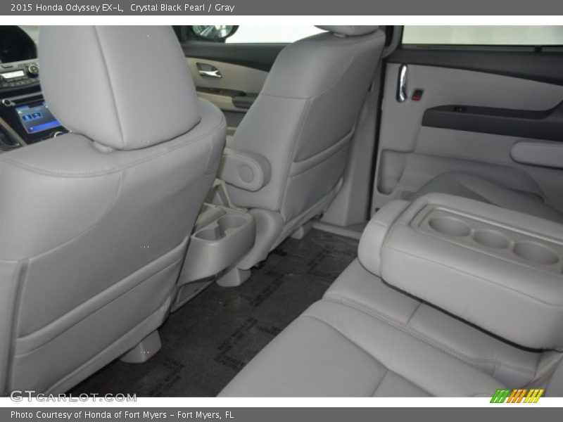 Crystal Black Pearl / Gray 2015 Honda Odyssey EX-L