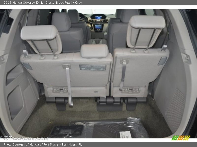 Crystal Black Pearl / Gray 2015 Honda Odyssey EX-L