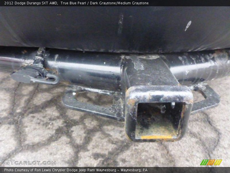 True Blue Pearl / Dark Graystone/Medium Graystone 2012 Dodge Durango SXT AWD